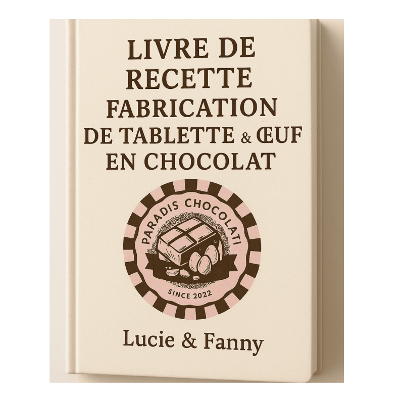 Livre de recette fabrication de tablette et œuf  en chocolat