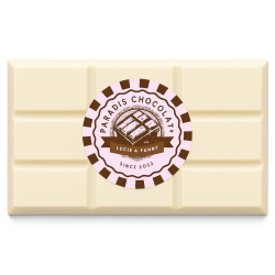 Tablette de chocolat blanc