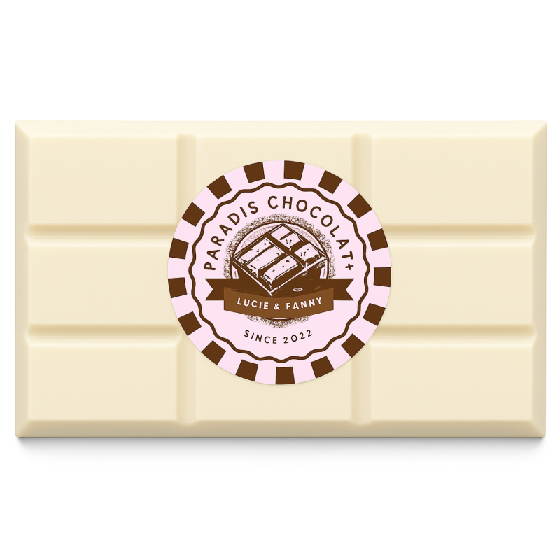 Tablette de chocolat blanc